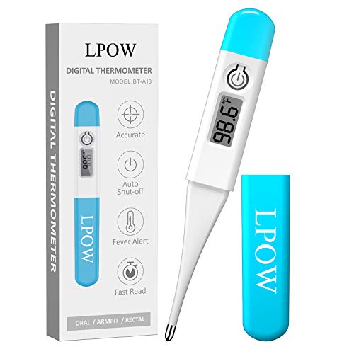 Accurate Fast Temperature Reading Body Thermometer for Oral, Armpit or Rectal Temperature